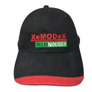 XeMODeX Technology Strapback Hat Black One Size Adjustable Embroidered Seba